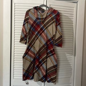 Plaid Dress with Pockets
